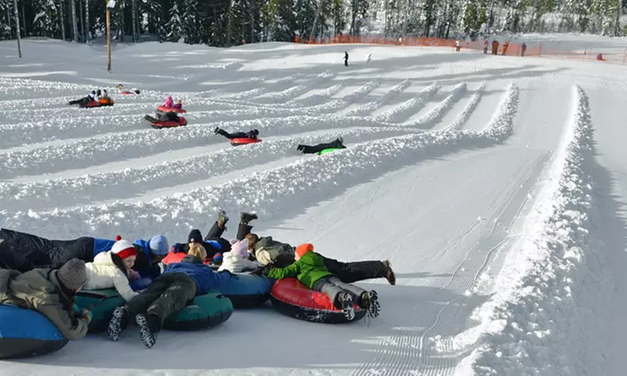 Nighttime Cosmic Tubing or Daytime Tubing for Two or Four at Mt. Hood Skibowl (Up to 51% Off) - Primary Image