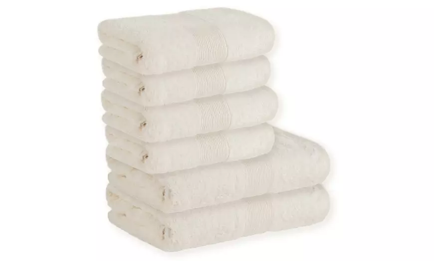 Image 28: Juego de toallas de baño 100 % algodón y gramaje de 540 g/m²