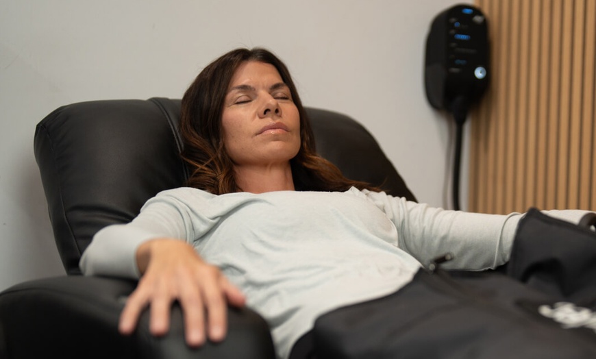 Image 3: 5 Modality Recovery Exp: Compression, Sauna, Redlight & Cold Plunge