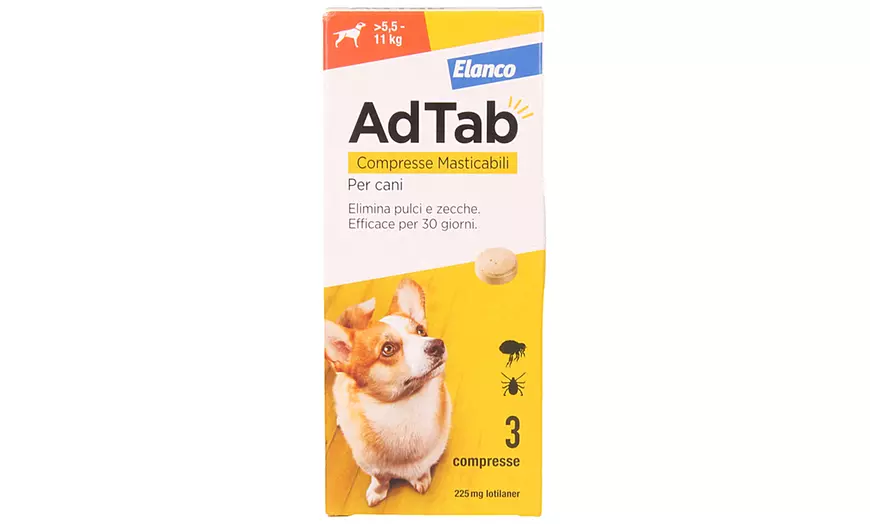 Image 9: Antiparassitario AdTab compresse masticabili per cani e gatti