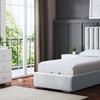 Image 18: Evangeline Panel Bed with Optional Ottoman Gas Lift Storage