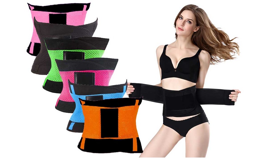 Image 1: Waist Trainer Belt