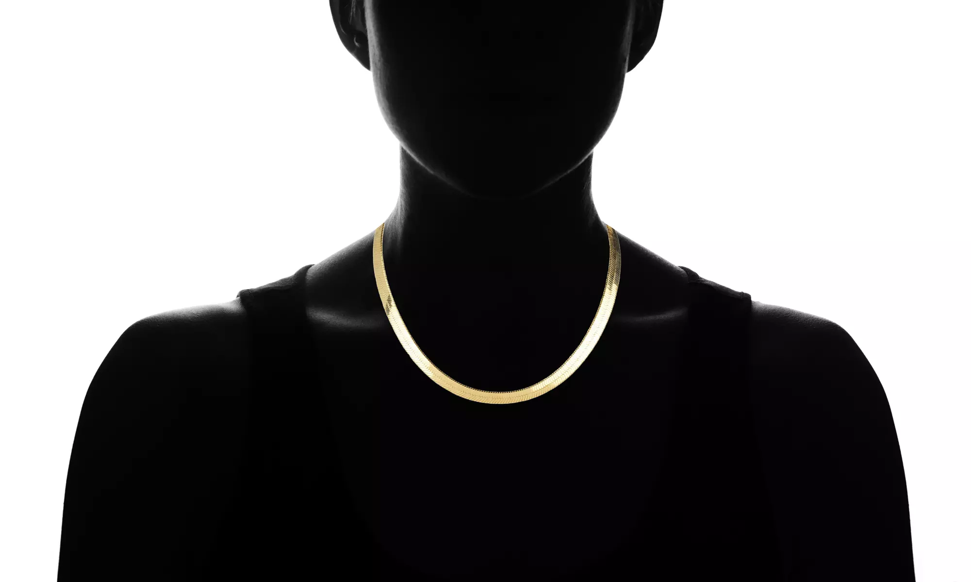 Herringbone Necklace - Second Medium