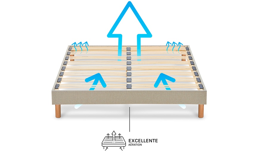 Image 9: Sommier "Lino" avec technologie triples lattes flexibles