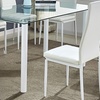 Image 18: Glass Dining Table Set with Chair Options