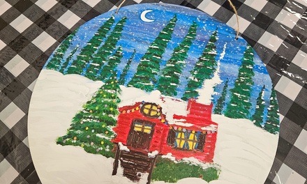 Holiday Family Craft Session for 2, Includes 2 12'' Wood Plaques - Ka'Lab - Bronzeville