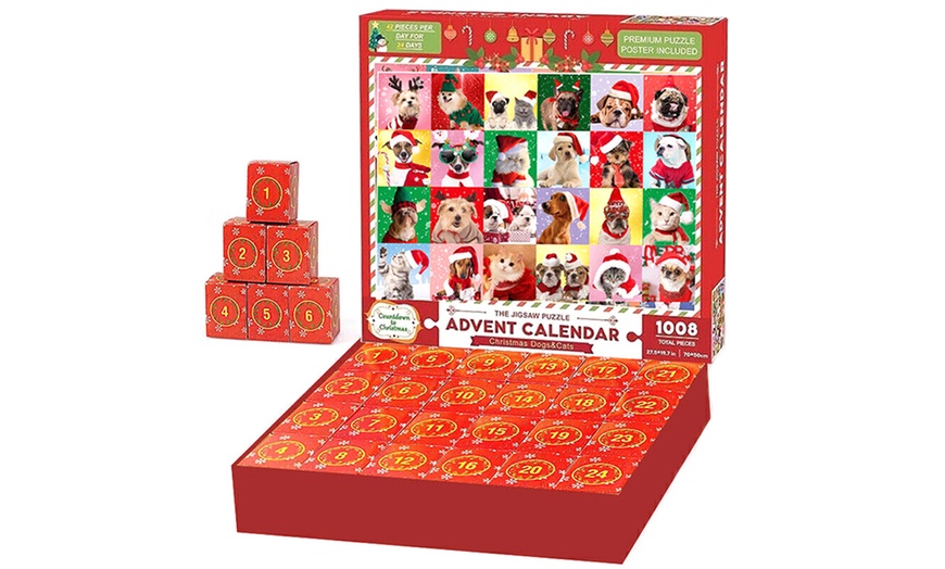 Image 4: Christmas Advent Calendar Puzzle, 24-Day Countdown Challenge