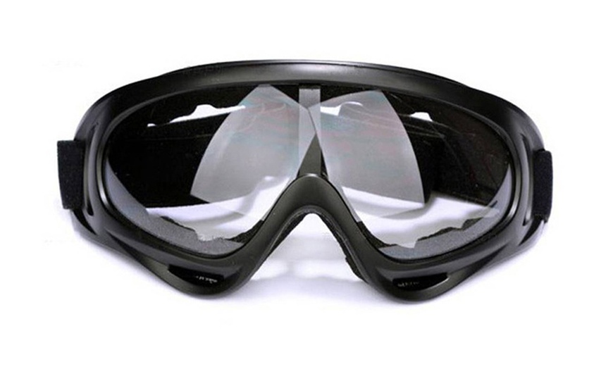 Image 7: Mens Womens Ski Snow Goggles Anti Wind Fog Dust UV Helmet Sunglasses Glasses