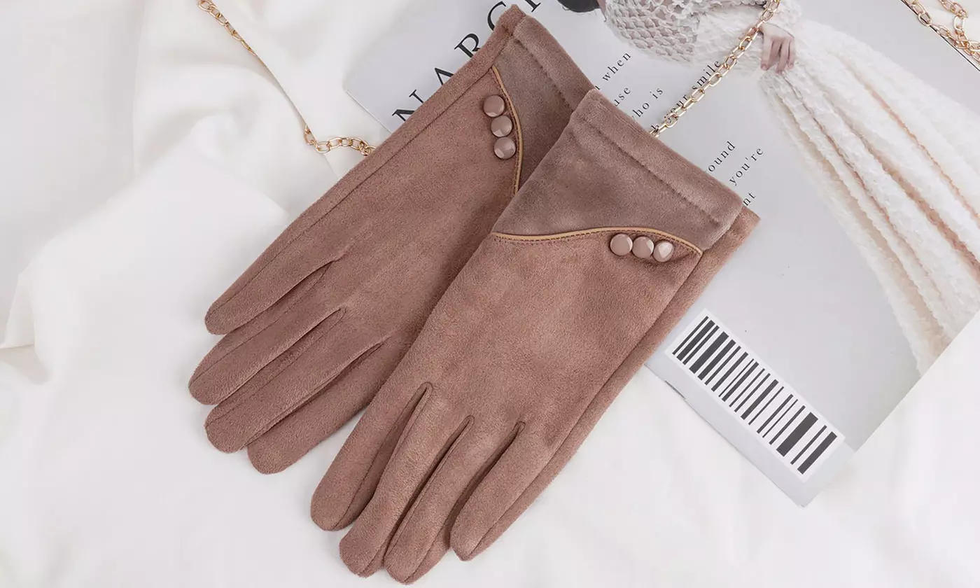 Itbelongs2u Women's Winter Gloves Fleece Lined with Touchscreen Tips