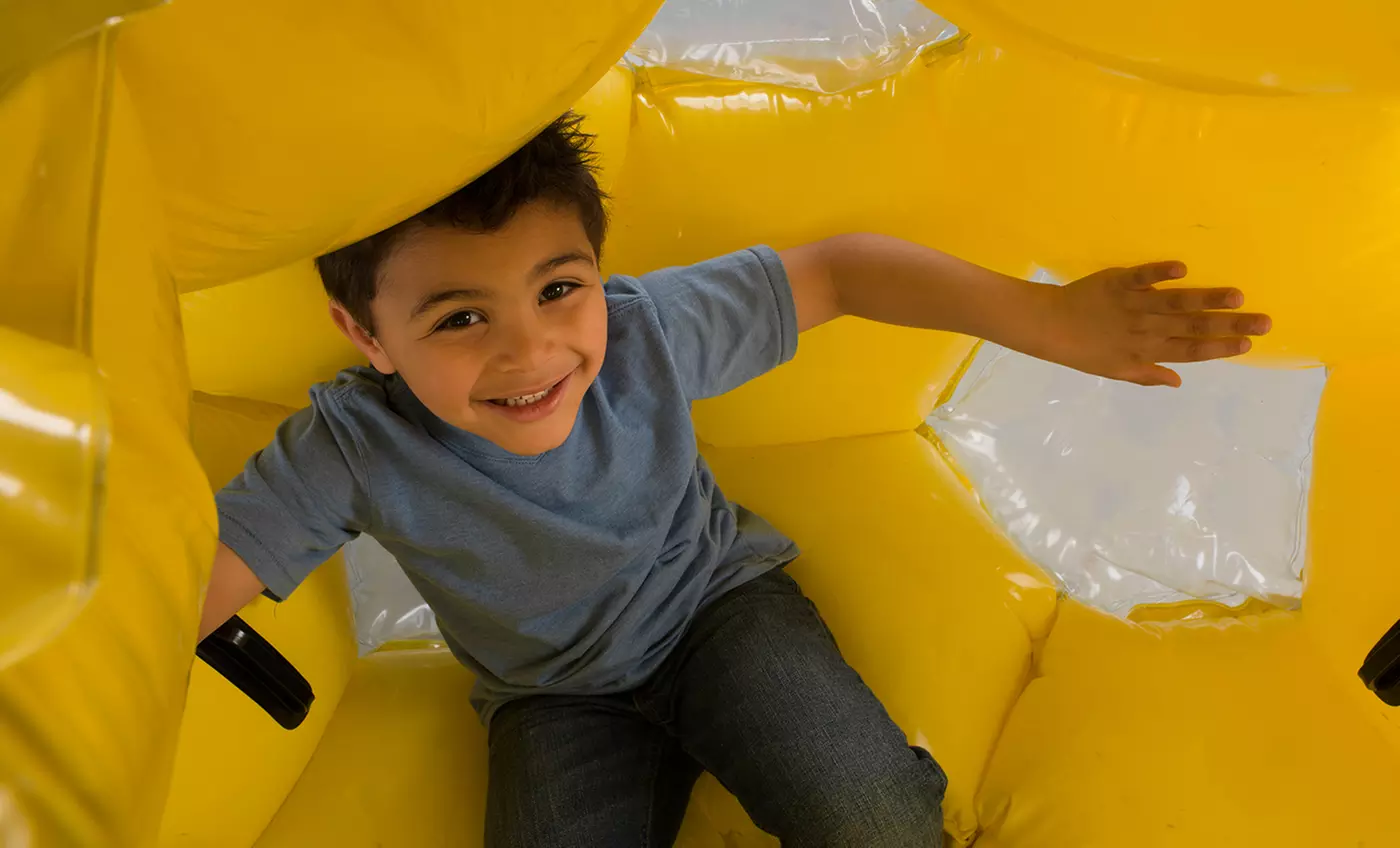 Inflatable Kids' Honeycomb Roll 'N' Play Tumbler. Free Returns. - Second Medium