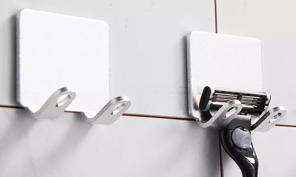 Set de 2 soportes de pared para maquinilla de afeitar - Second Medium