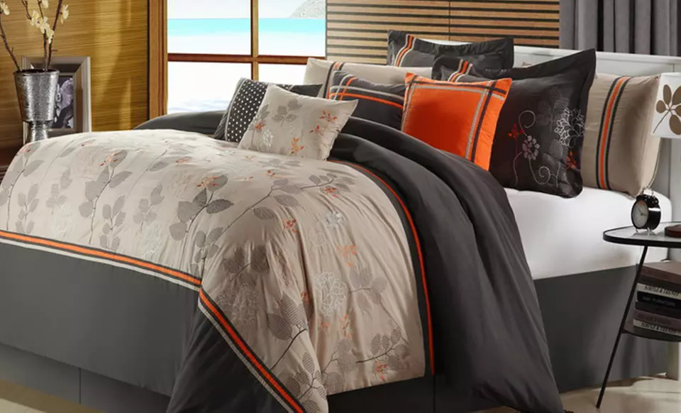 8-Piece Floral Comforter Set. Multiple Options Available. Free Returns. - Primary Image