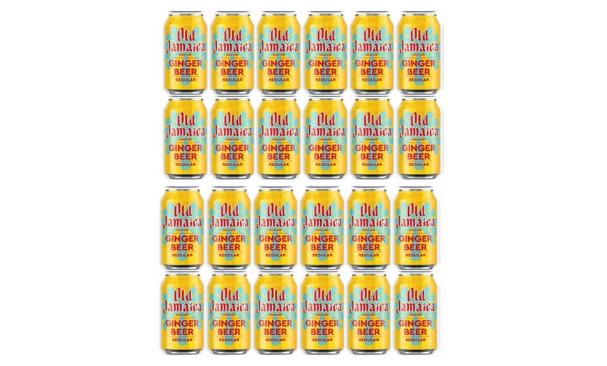 Image 2: Old Jamaica Ginger Beer - 24 x 330ml Cans, Authentic Jamaican Root Ginger