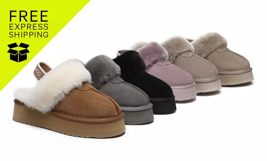 Image 1: Waffle Platform UGGS