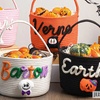 Image 1: Personalisierbarer Sammel-Korb oder Tasche im Halloween-Design