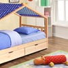 Image 5: Milverton Children's Storage House Bed with Optional Tent and Mattress