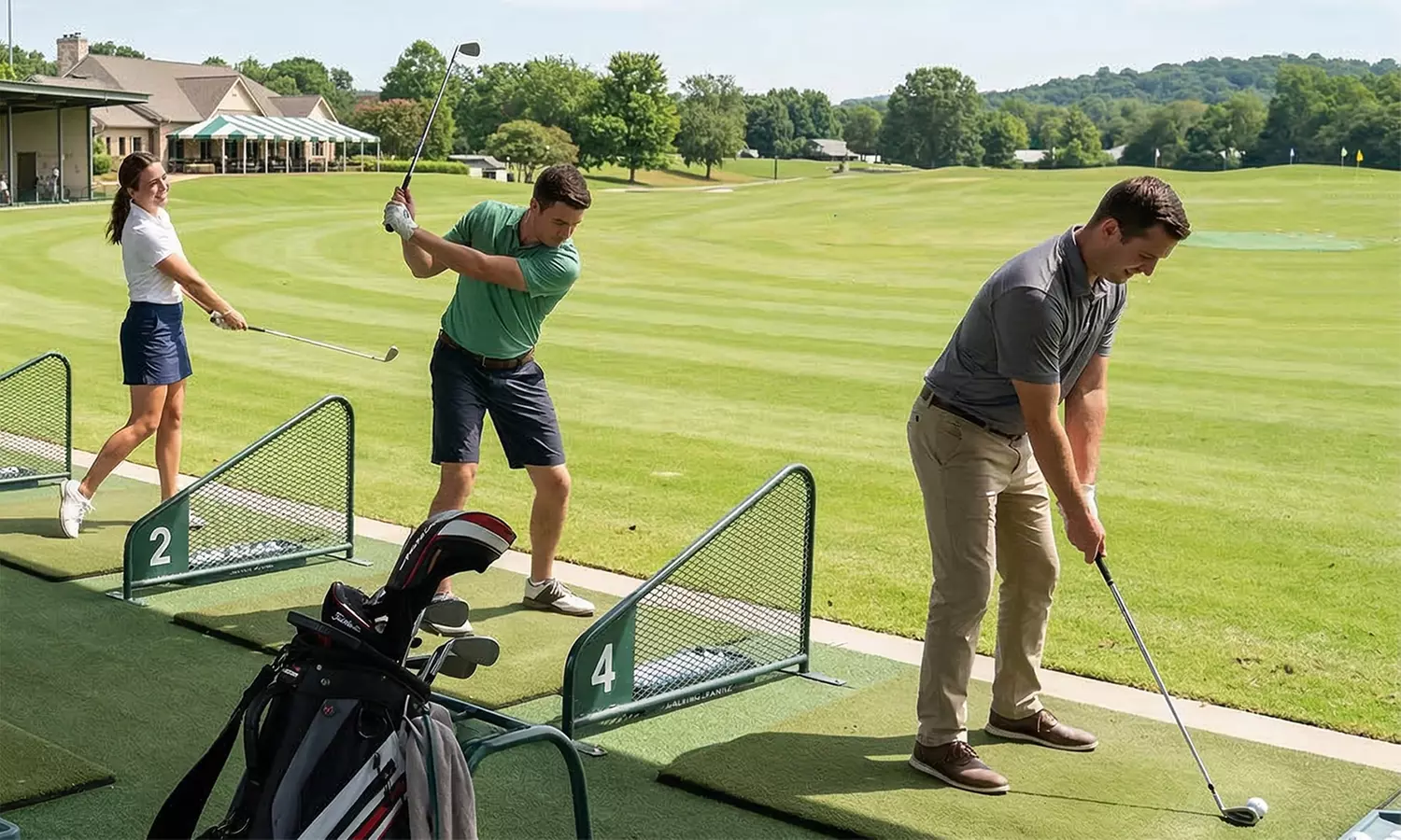 Driving Range Experience with Optional Choice of Burger & Drink for up to 4 @ Oakmere Park Golf Club (up to 70% off) - Primary Image
