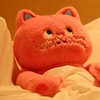 Image 11: Kawaii Spotted Cat Plush Toy