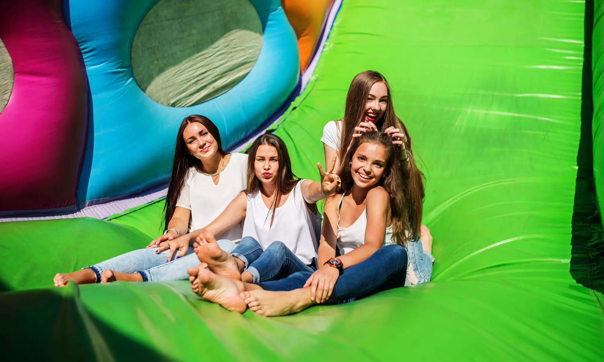 Up to 36% Off Admission to Massive Inflatable Park at JoyJumps
