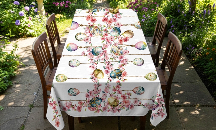 Image 3: Tovaglia digitale in tessuto Panama