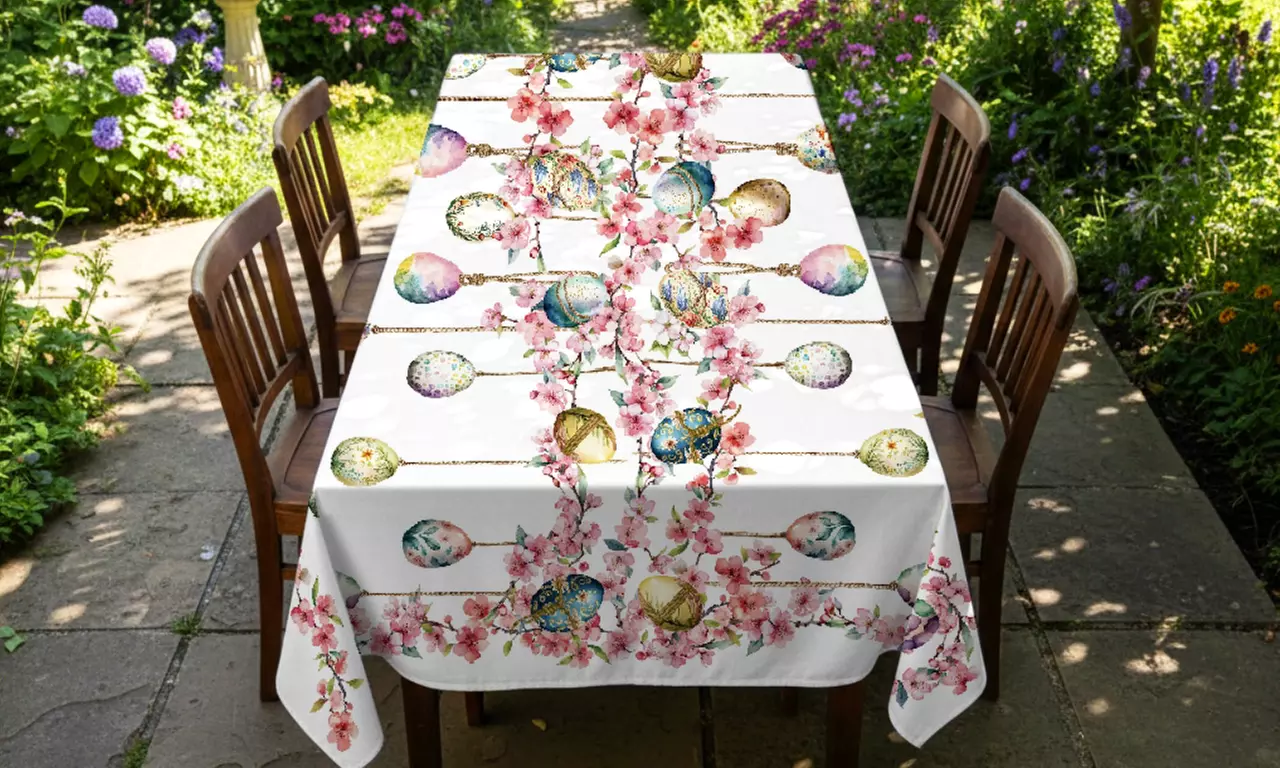 Tovaglia digitale in tessuto Panama