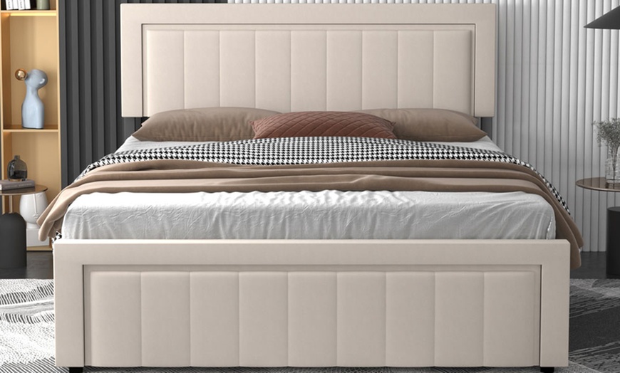 Image 3: Lit contemporain avec coffre de rangement Topeka, Kocoon