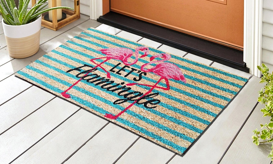 Image 50: Zerbino in cocco con retro antiscivolo