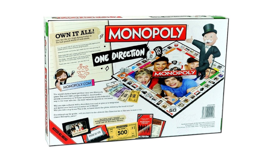 Image 5: One Direction Monopoly Board Game