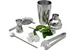 Argon Tableware Six Piña Colada Glasses and Manhattan Barware Set - Image 3