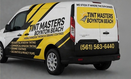 Two Front Doors Window Tinting - Color Stable Tint - TINT MASTERS™ Boynton Beach