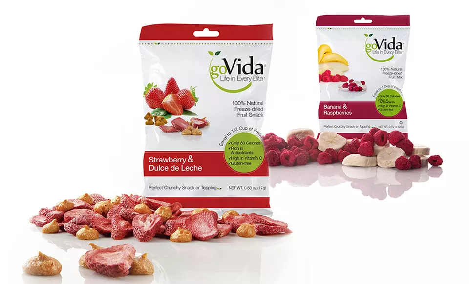 16-Pack of goVida Freeze-Dried Fruit Snack Bags   - Primary Image