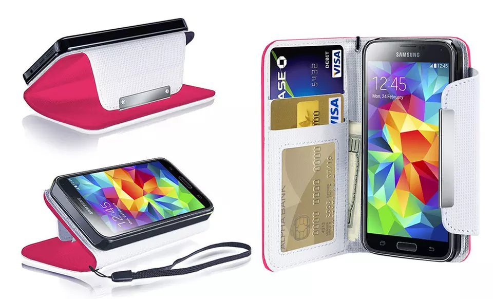  Acellories Wallet Case for Samsung Galaxy S4 or S5 - Primary Image