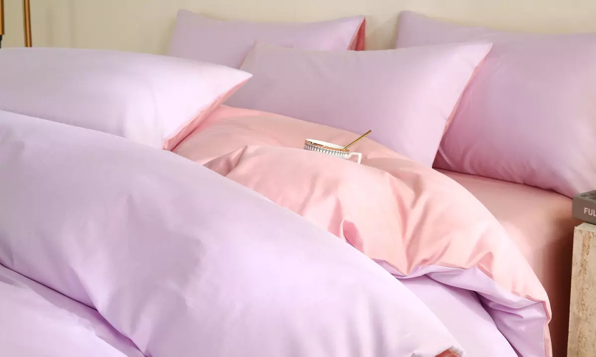 Reversible Pure Cotton Pillowcase Pair