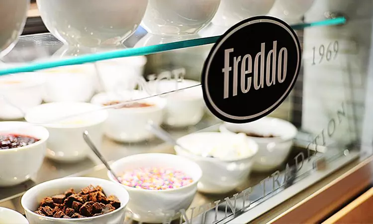 $12 for Four Groupons, Each Good for $5 Worth of Gelato, Coffee, and Sundaes at Freddo ($20 Total Value) - Second Medium