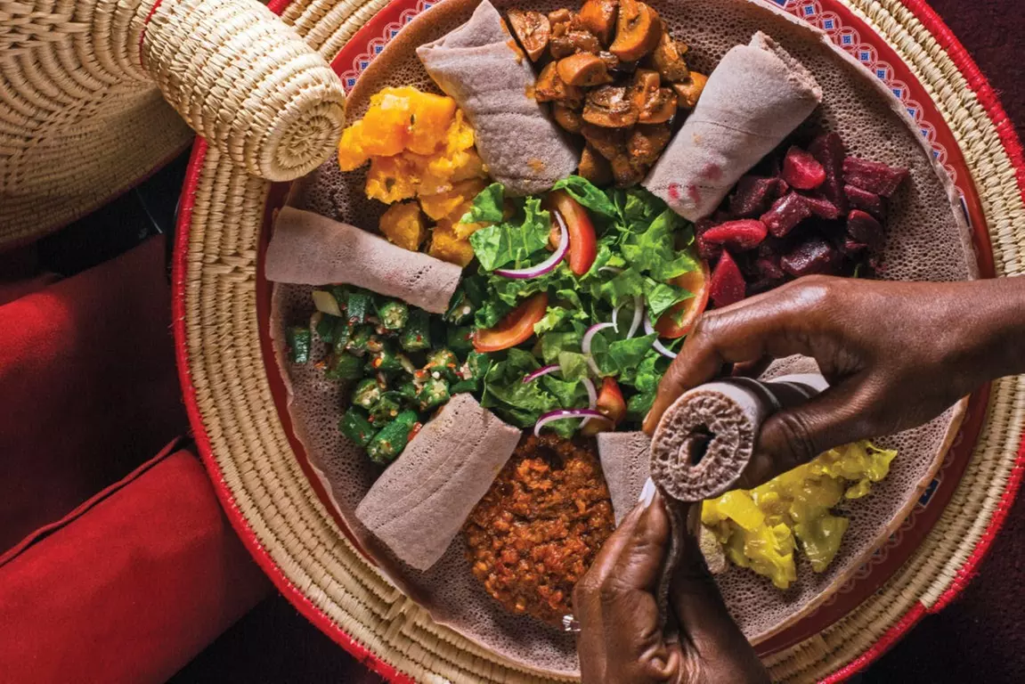 Vegetarian, Vegan, or Platter Pero's Platter for Two at Pero Restaurant (Up to 47% Off). Four Options Available. - Primary Image