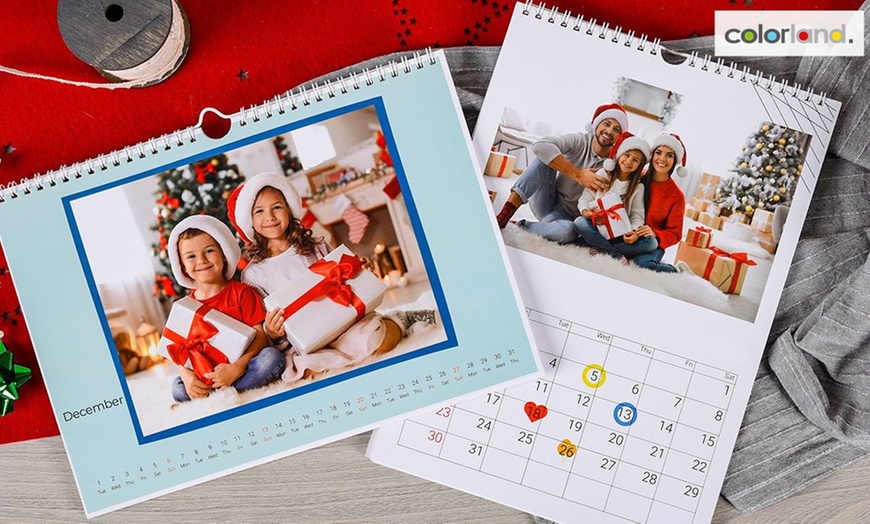 Image 1: Personalised Photo Calendar from Colorland IE