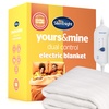Image 1: Silentnight Dual Control Electric Blanket - Yours&Mine, Super Soft, Machine Washable