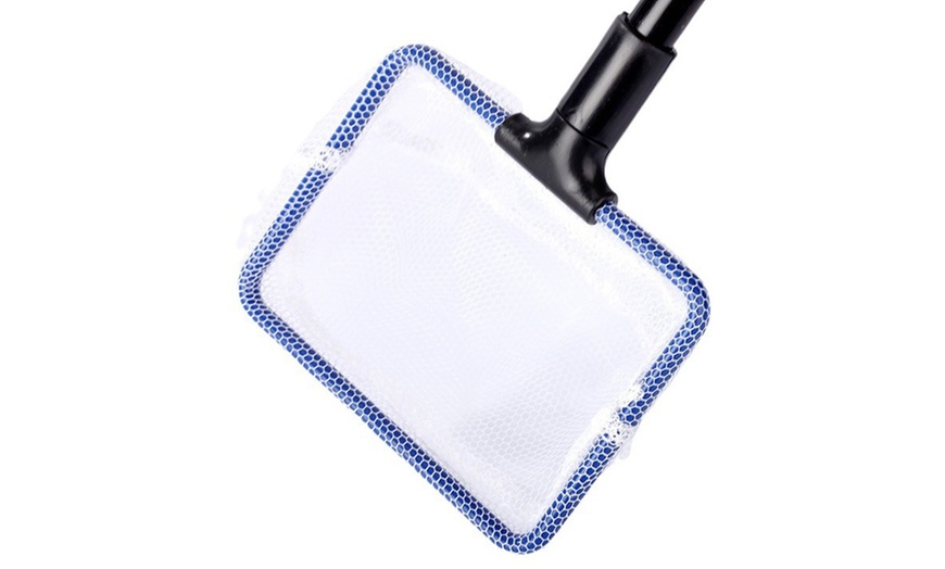 Image 6: Two Pieces 8 Layers Aquarium Filter with 6 in 1 Extendable Aquarium