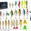 Image 1: 24-Piece Fishing Lure Gift Set with Assorted Sizes and Shapes