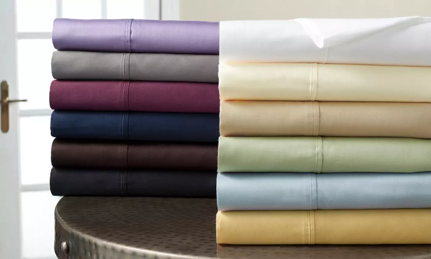 300-Thread-Count 100% Cotton Wrinkle-Resistant Sheet Set - Primary Image