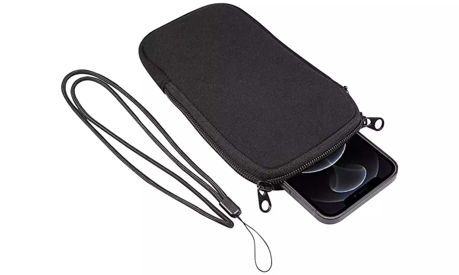 Universal Neopren-Mobilhülle, Wasserfest, Schwarz - Primary Image