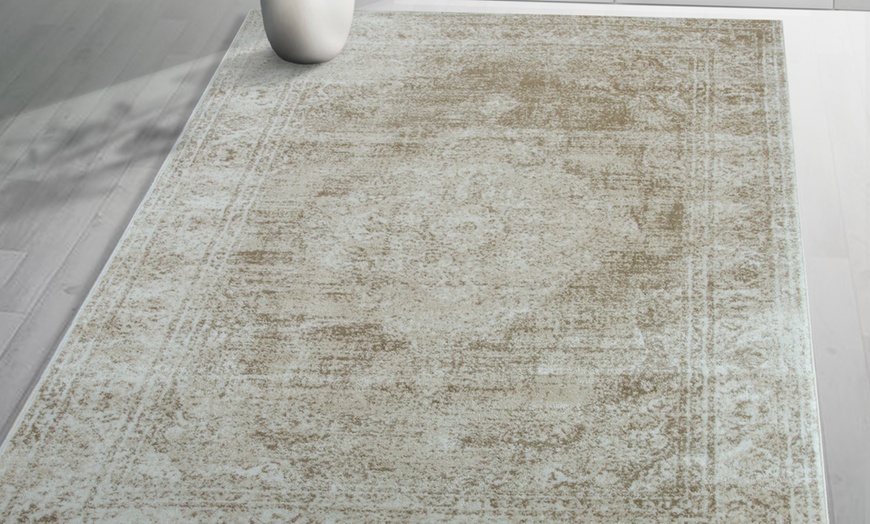 Image 1: A2Z Santorini Medallion Rug