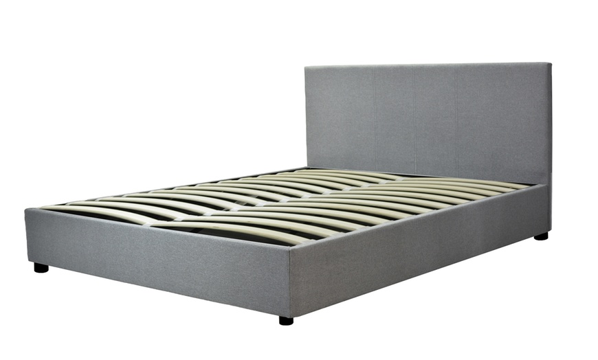 Image 2: Letto contenitore Colisée in tessuto Sampur