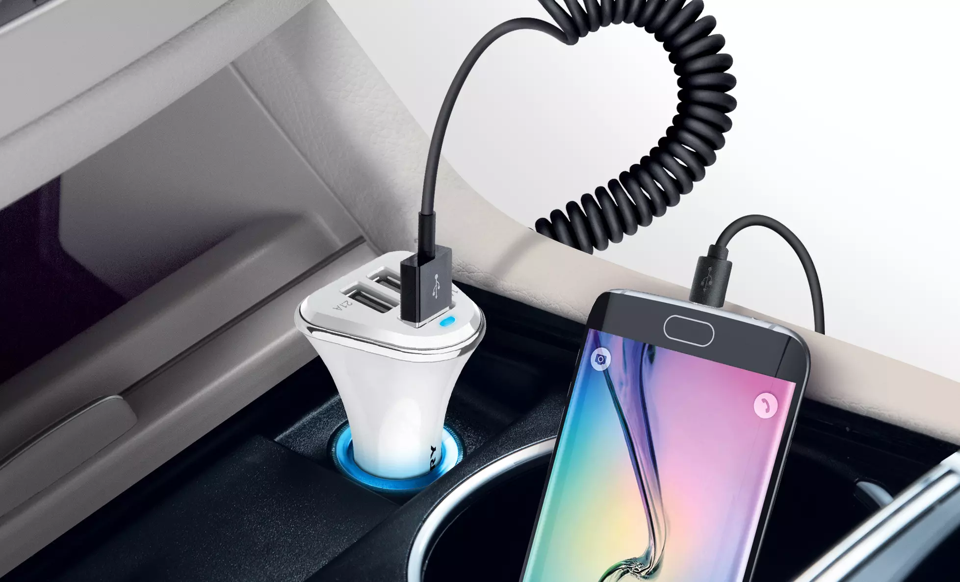 Merkury Innovations 5.2-Amp Car Charger with 3 USB Ports - Second Medium
