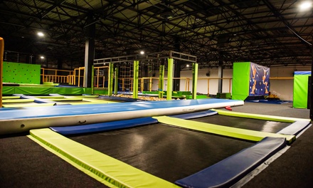 Bilet do parku trampolin i dmuchańców: 1 godz. (pon.-pt. w godz. 12-16)