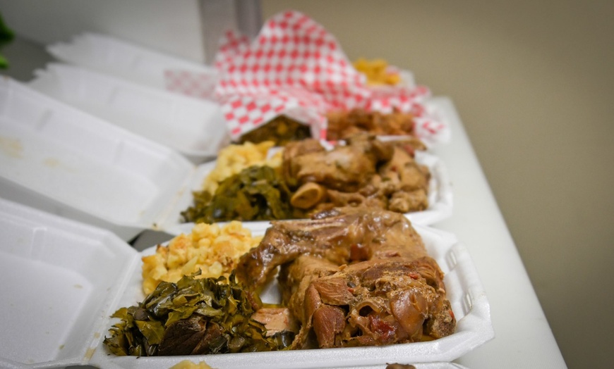 Image 1: Indulge in a Flavorful Turkey Wing Special or Food and Drink