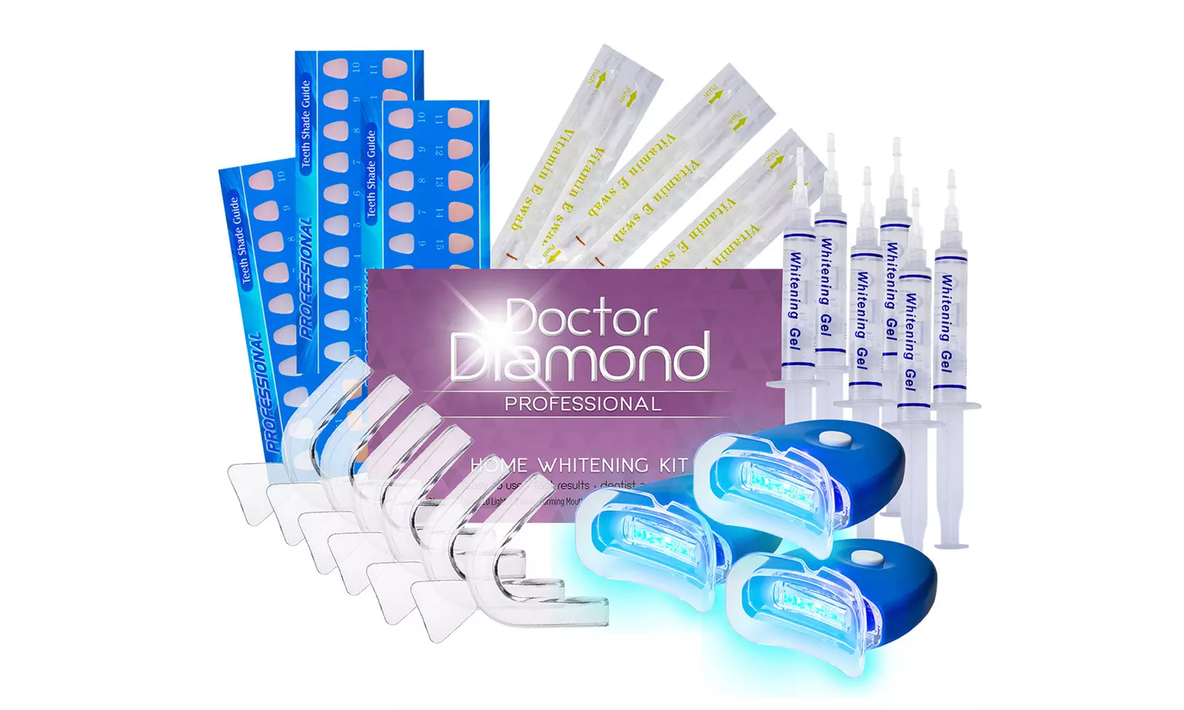 Dr. Diamond Deluxe Teeth Whitening Kit - 2 Pack and Family Pack - Second Medium
