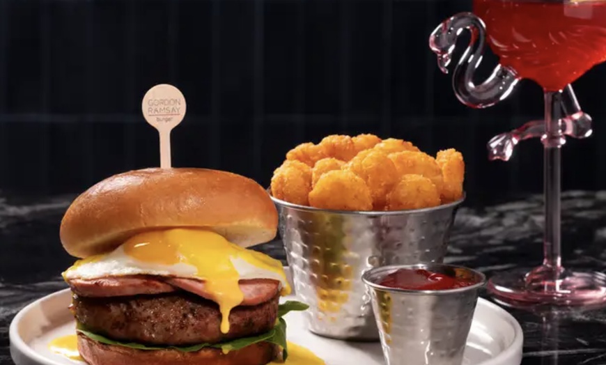 Image 5: Burgers & Views - Savor $80 Worth at Gordon Ramsay Burger, Flamingo Las Vegas