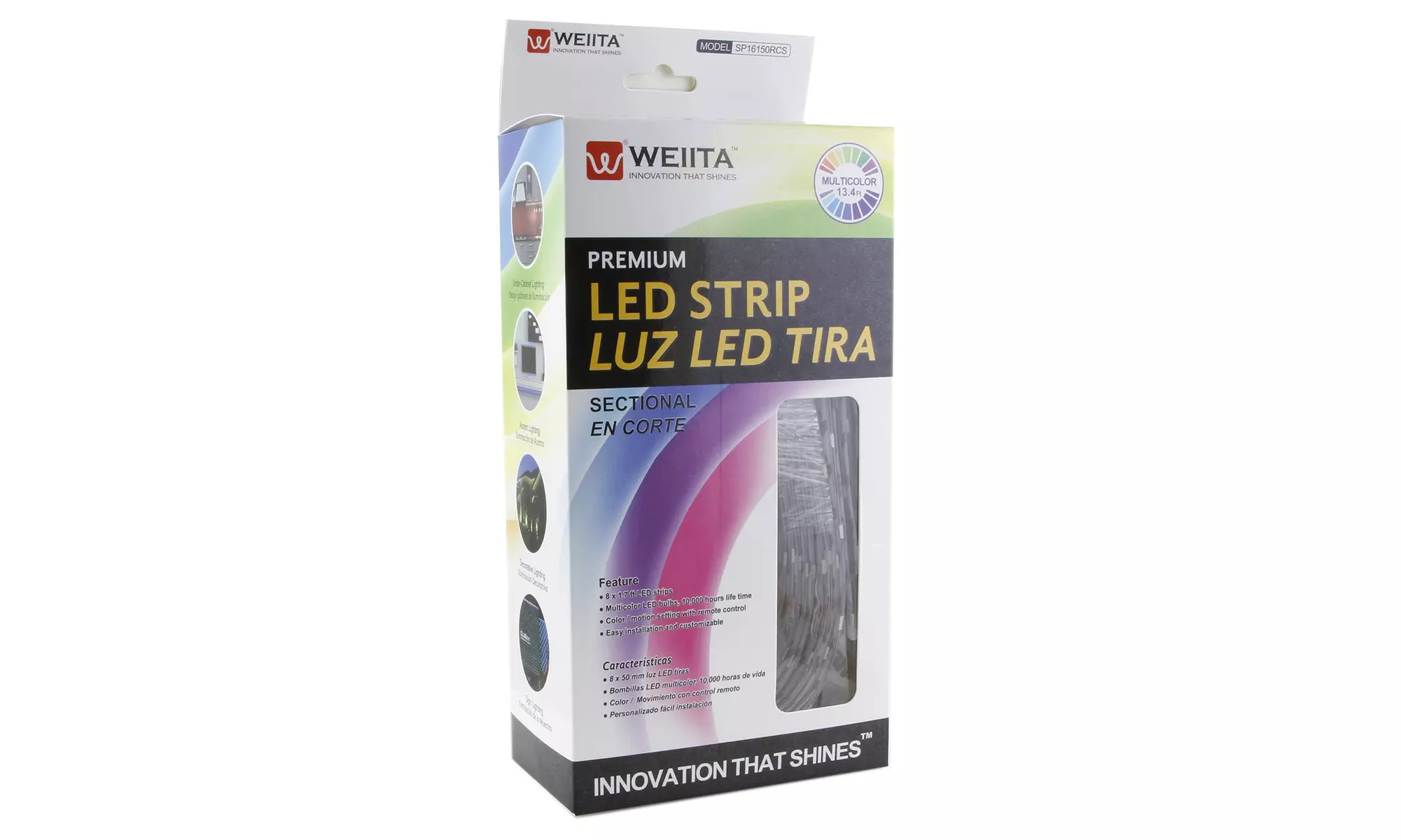 Weiita Sectional LED Accent Light Strip Kit - Second Medium