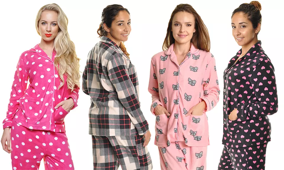 Angelina Women's Fleece Pajama Set (2-Piece) - Primary Image